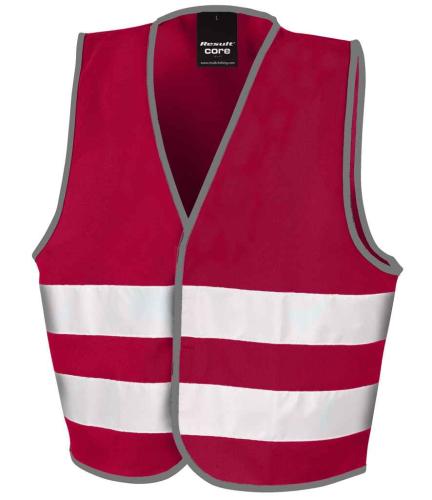 Result Core Kids Enhanced Vis Vest - BUR - M